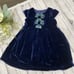 NWT Rachel Riley Girl's Bow Velvet Holiday Tartan Bow Dress