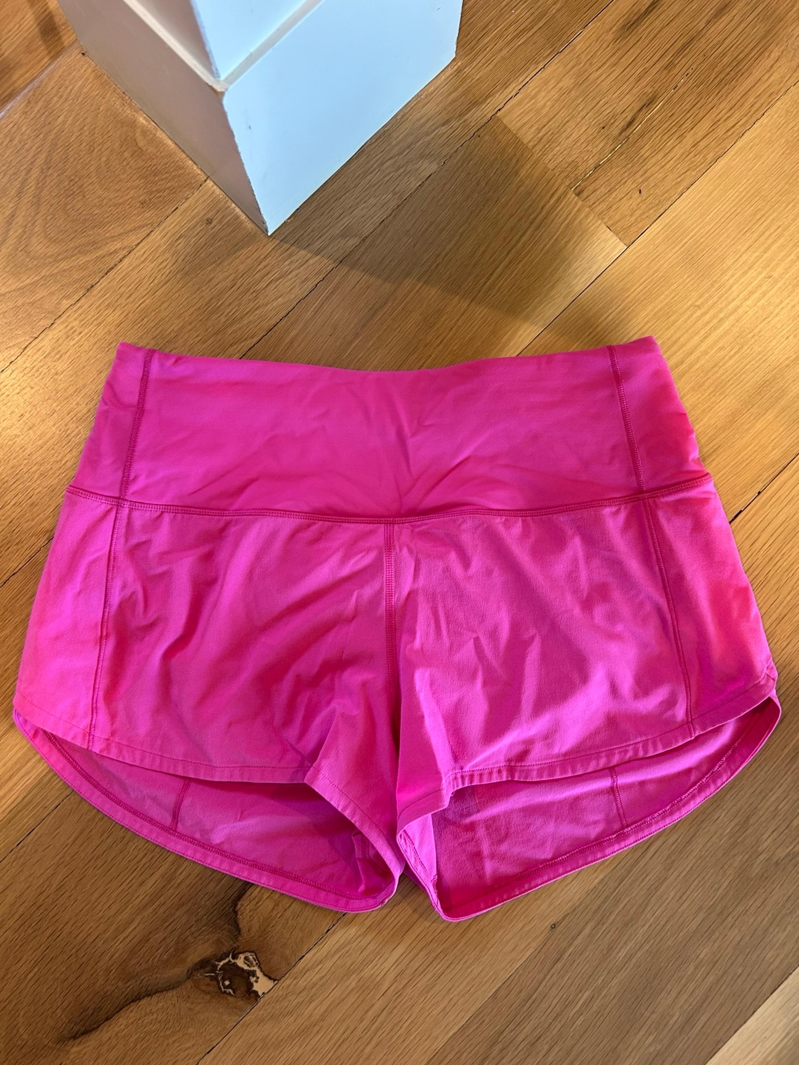 Lululemon Speed Up Women's Sonic Pink Shorts 6