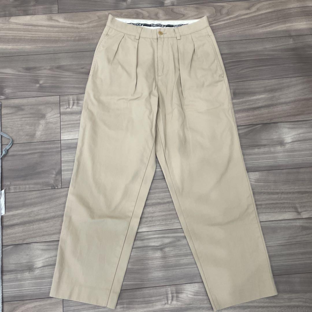 NAUTICA M size beige chino pants