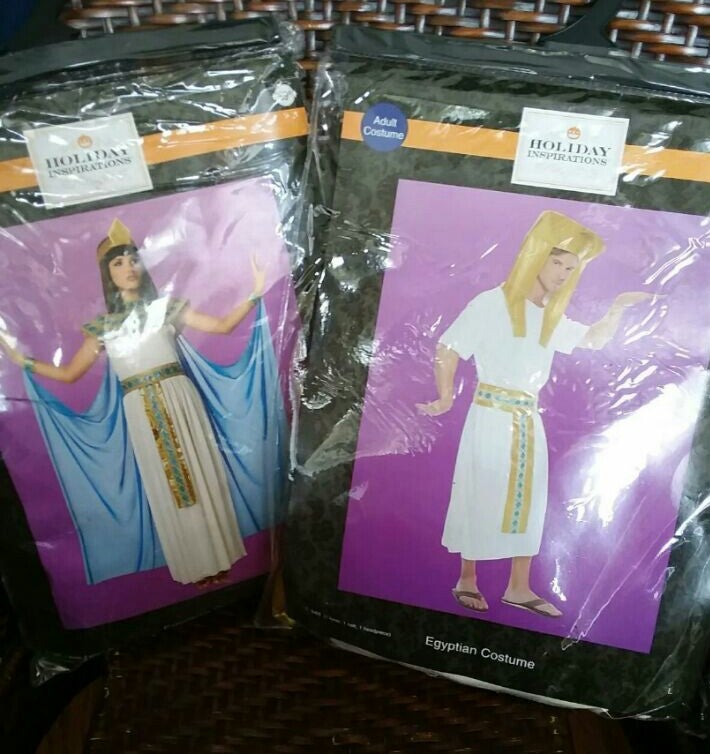 Halloween Costume Egyptian king Queen c