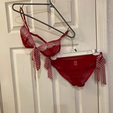 Fredricks of Hollywood Christmas lingerie set