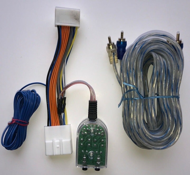 Factory Radio Add A Subwoofer Amplifier Plug and Play Harness Fits Nissan Subaru