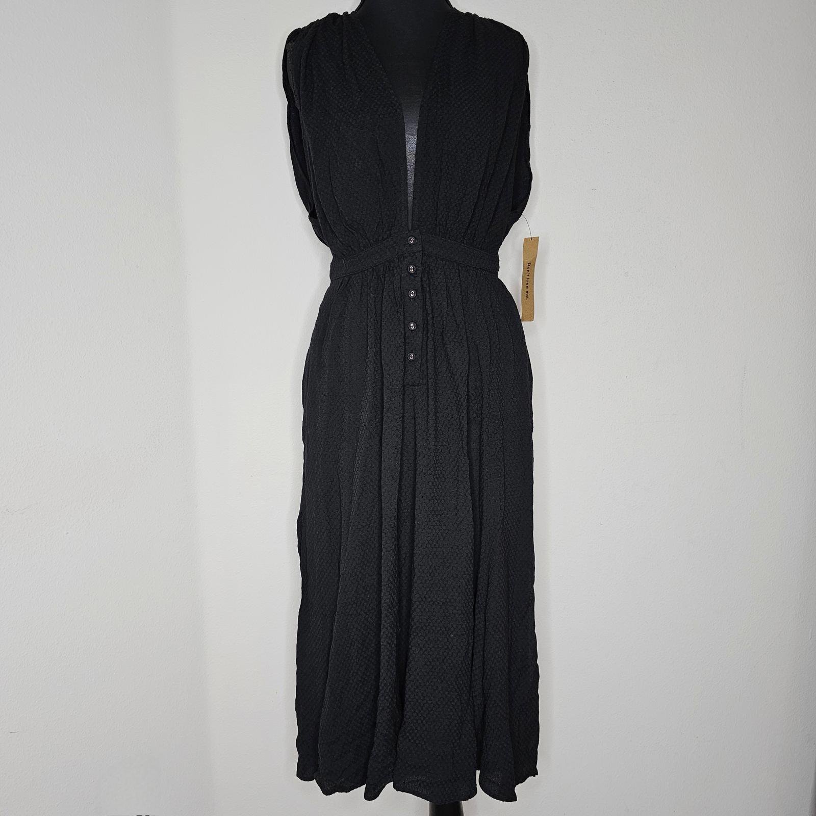 NWT Reformation Women's Black/Maggie Solitaire Dress Size 4
