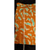 Anthropologie Maeve 'Edessa' Skirt Women's 12 Orange Rayon/Linen Wrap Skirt