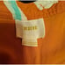 Anthropologie Maeve 'Edessa' Skirt Women's 12 Orange Rayon/Linen Wrap Skirt