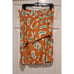 Anthropologie Maeve 'Edessa' Skirt Women's 12 Orange Rayon/Linen Wrap Skirt