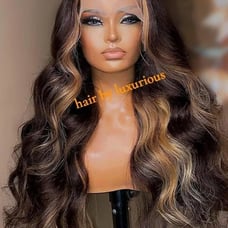 Lace Front Wigs Human Hair blended