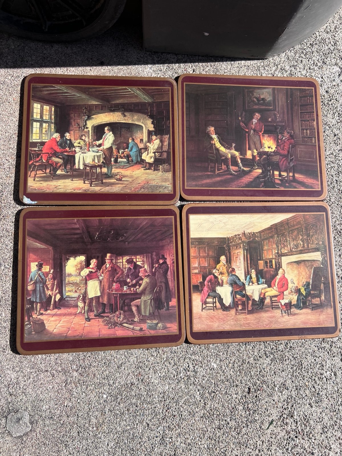 Vintage pimpernel placemats