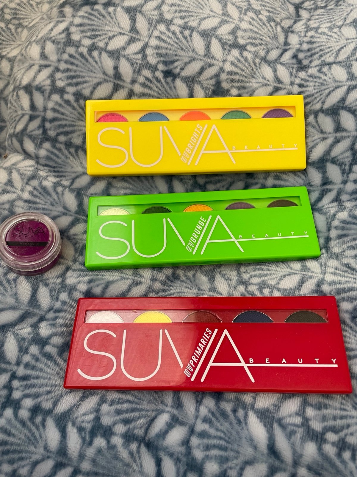 Suva Beauty Trio Palettes Used
