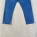Levis Premium 501 Jeans Womens 31 x 25 Blue Big E Straight High Raw Hem Button