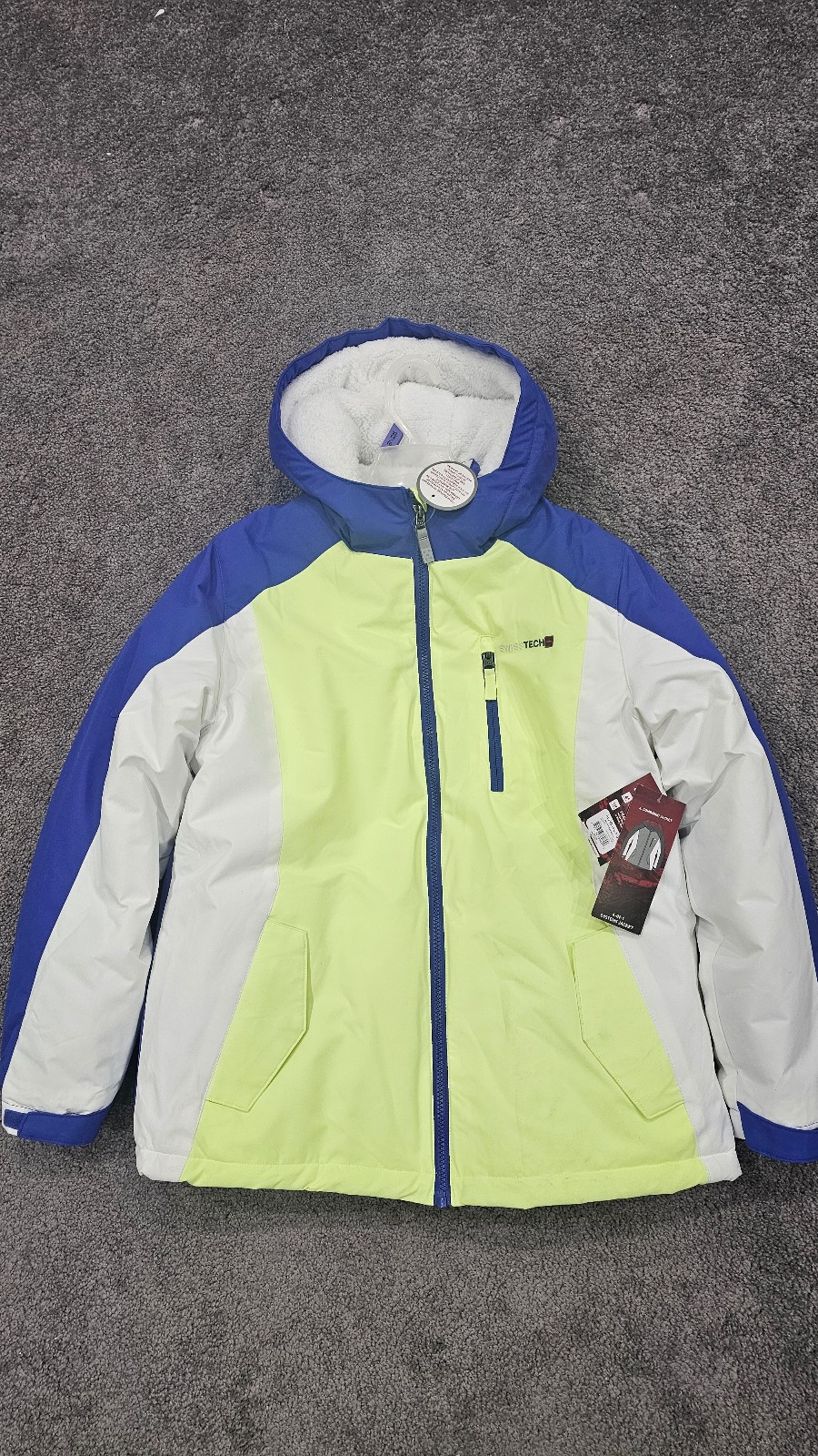 Jacket girls new sizes 14-16 new 4 in 1 systems Swiss Tech polyester