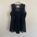 Torrid Underwire Long Mesh Overlay Swim Dress Black Womens Sz 3X-DD/F One Piece