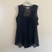 Torrid Underwire Long Mesh Overlay Swim Dress Black Womens Sz 3X-DD/F One Piece