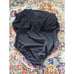 Torrid Underwire Long Mesh Overlay Swim Dress Black Womens Sz 3X-DD/F One Piece