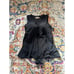 Torrid Underwire Long Mesh Overlay Swim Dress Black Womens Sz 3X-DD/F One Piece
