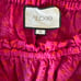 Alexis Thalssa Off The Shoulder Shirred Maxi Dress Fuchsia w/ Gold Dots Size M