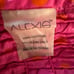 Alexis Thalssa Off The Shoulder Shirred Maxi Dress Fuchsia w/ Gold Dots Size M