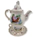 DEFECT Disney Parks Alice In Wonderland Mad Hatter Porcelain Teapot Tea Pot