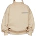 Fear of God® Essentials Flocked Jersey Fleece Pullover Mockneck in Oak Ⓢ *NWOT