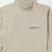 Fear of God® Essentials Flocked Jersey Fleece Pullover Mockneck in Oak Ⓢ *NWOT