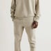 Fear of God® Essentials Flocked Jersey Fleece Pullover Mockneck in Oak Ⓢ *NWOT
