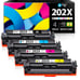 Smart Ink Compatible Toner Cartridge Replacement for HP 202X 202A with Built-in