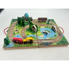 Melissa and Doug train set