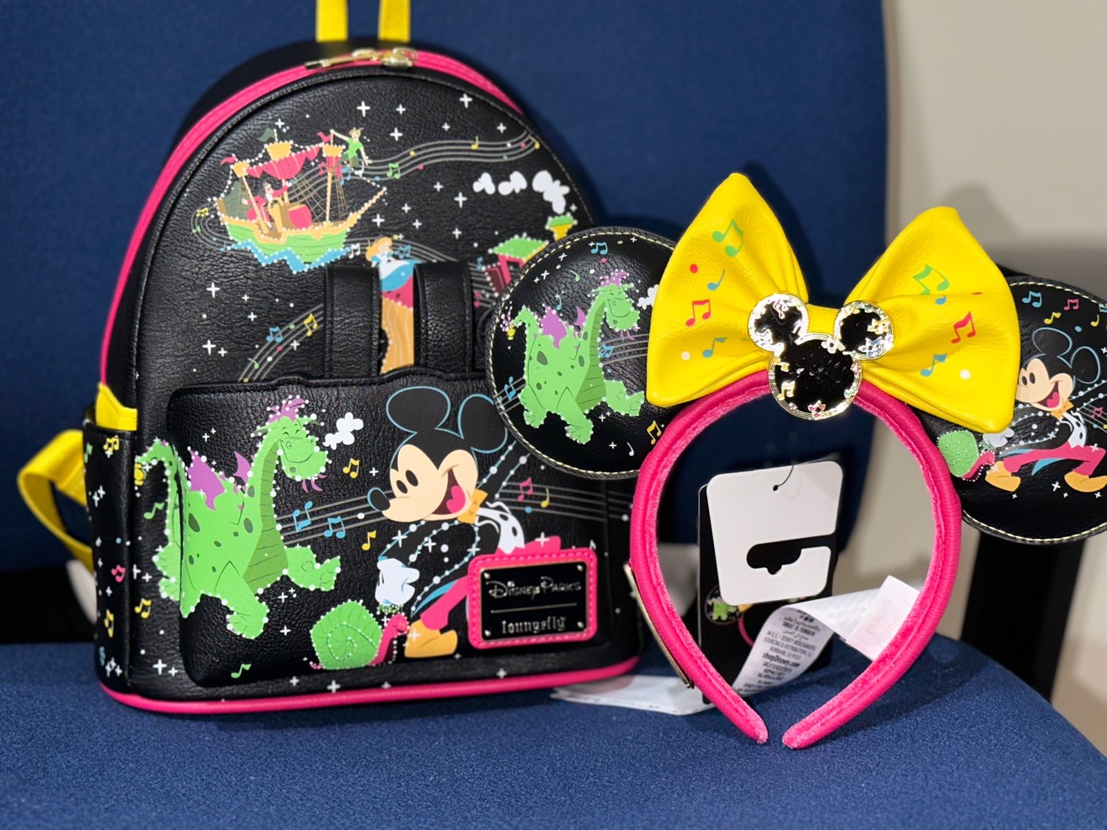 Disney Electrical Parade Loungefly Backpack and Ears