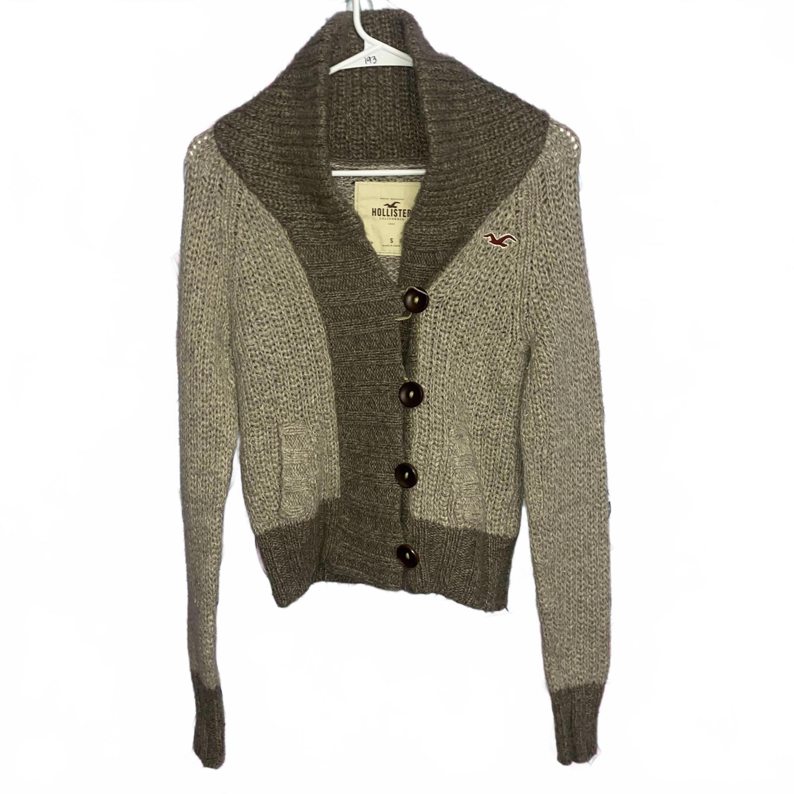 Y2k Chunky Cable Knit Sweater Hollister
