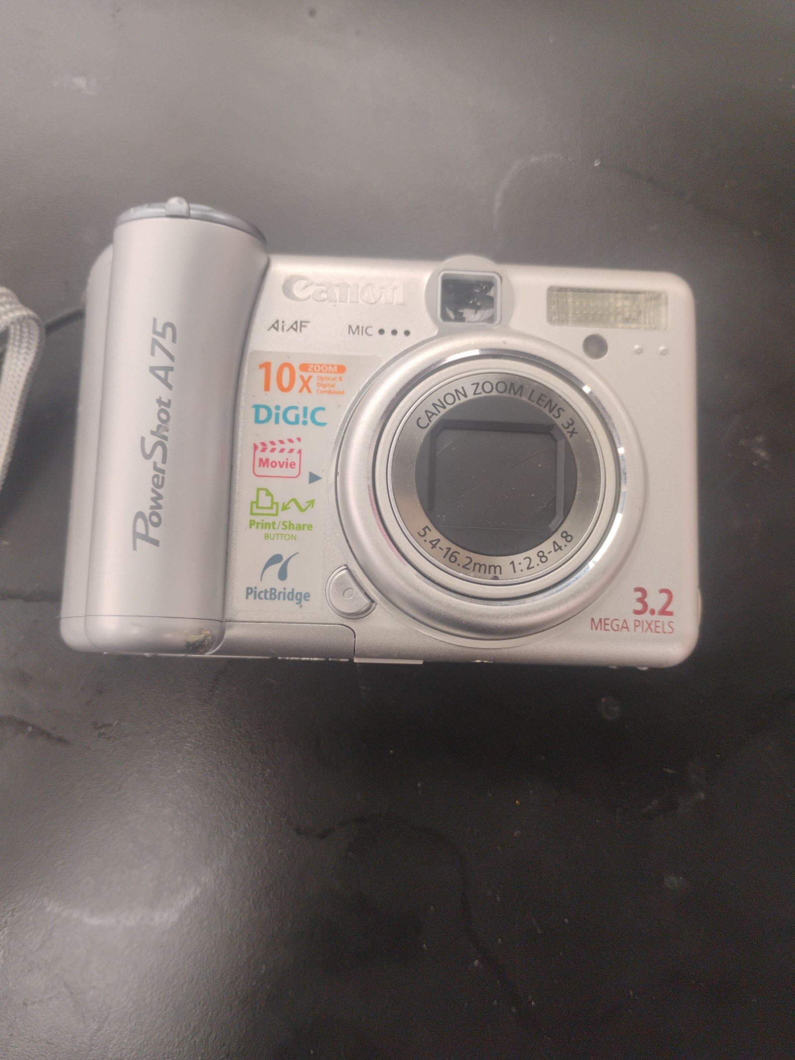 Canon PowerShot A75 3.2MP Digital Camera - Silver