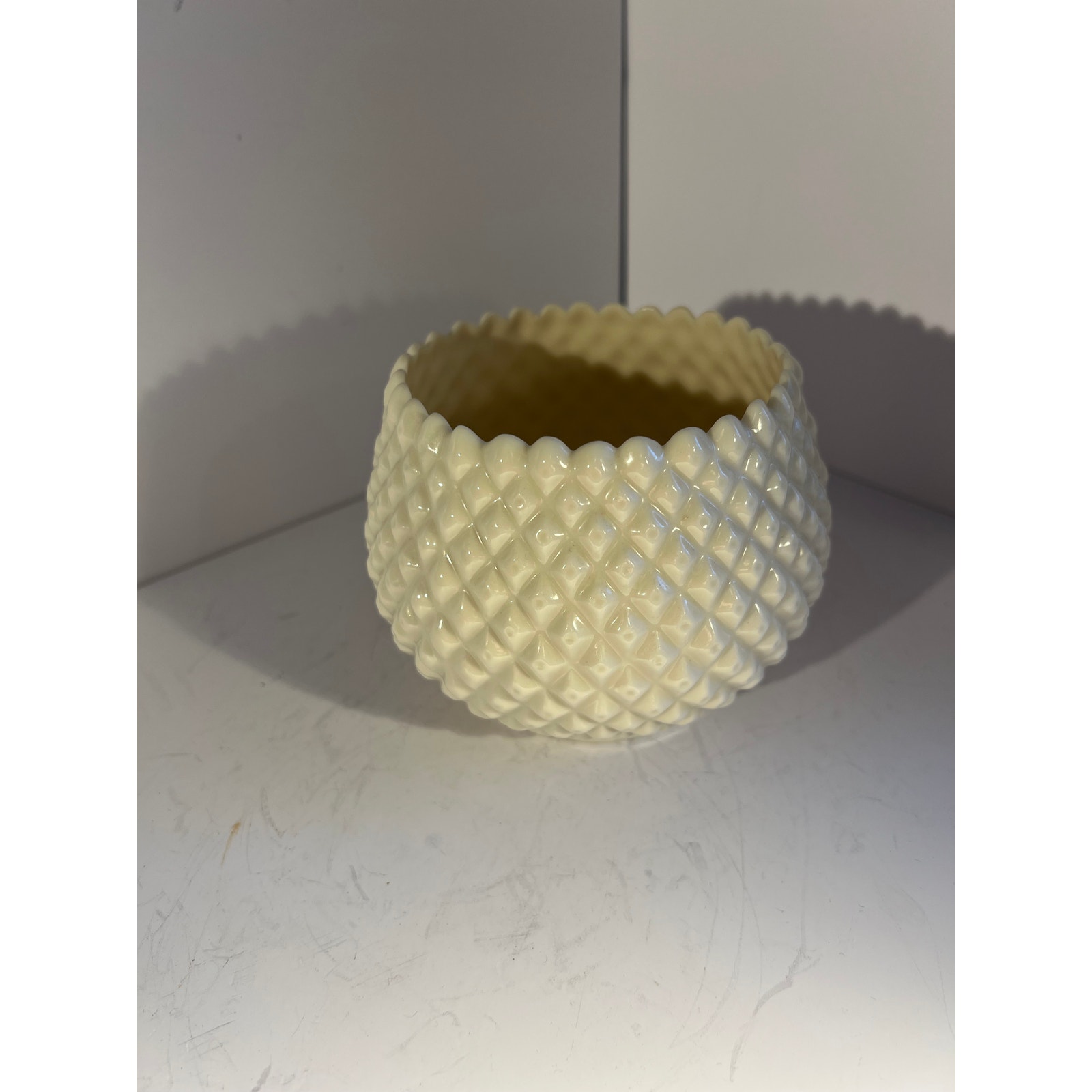 Belleek DIamond Rose Bowl