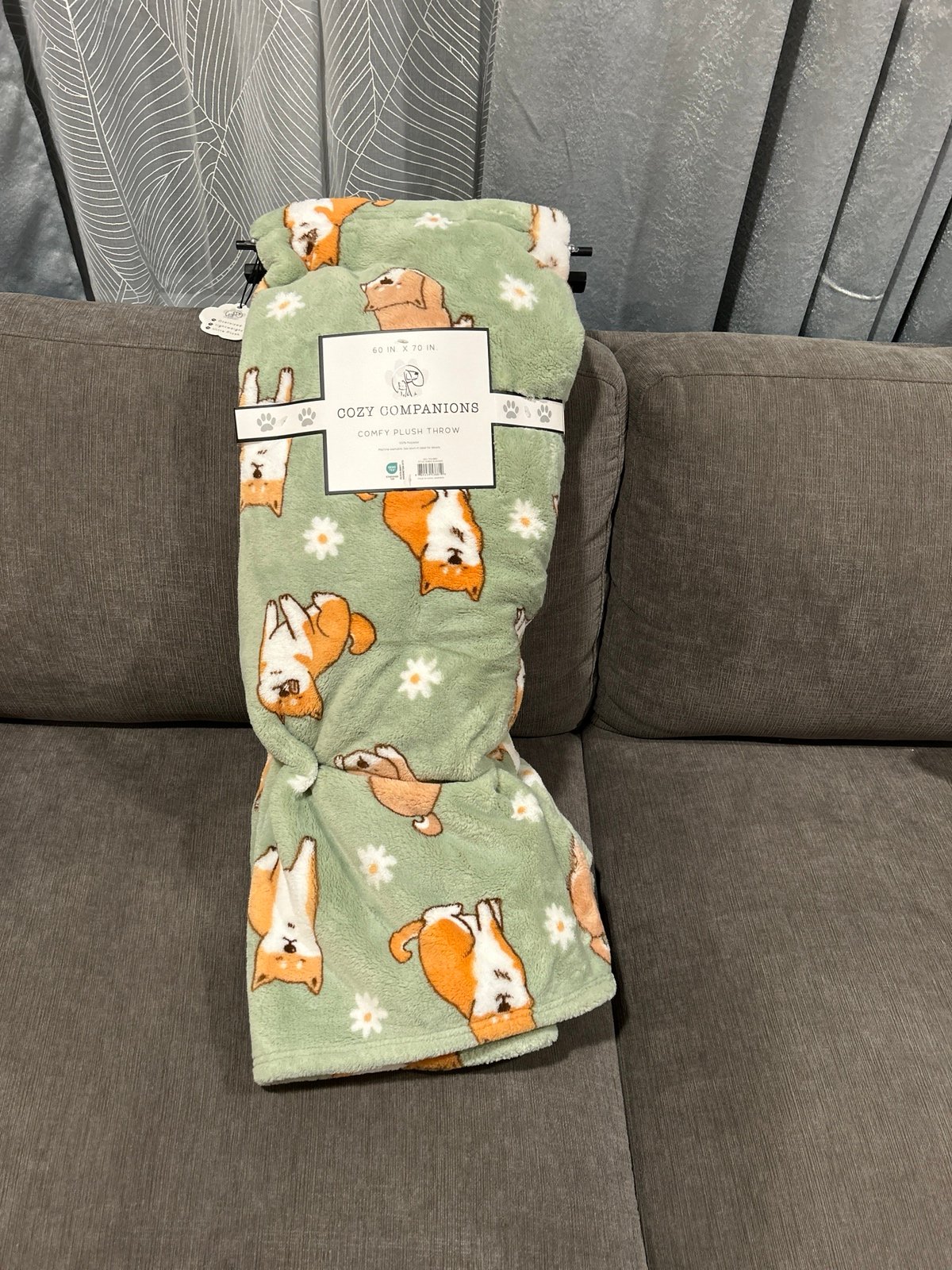 Shiba Throw Blanket