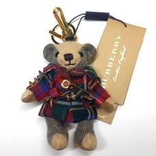Excellent Condition, Hard to Find, Burberry Thomas Bear Charm Keychain, Coat