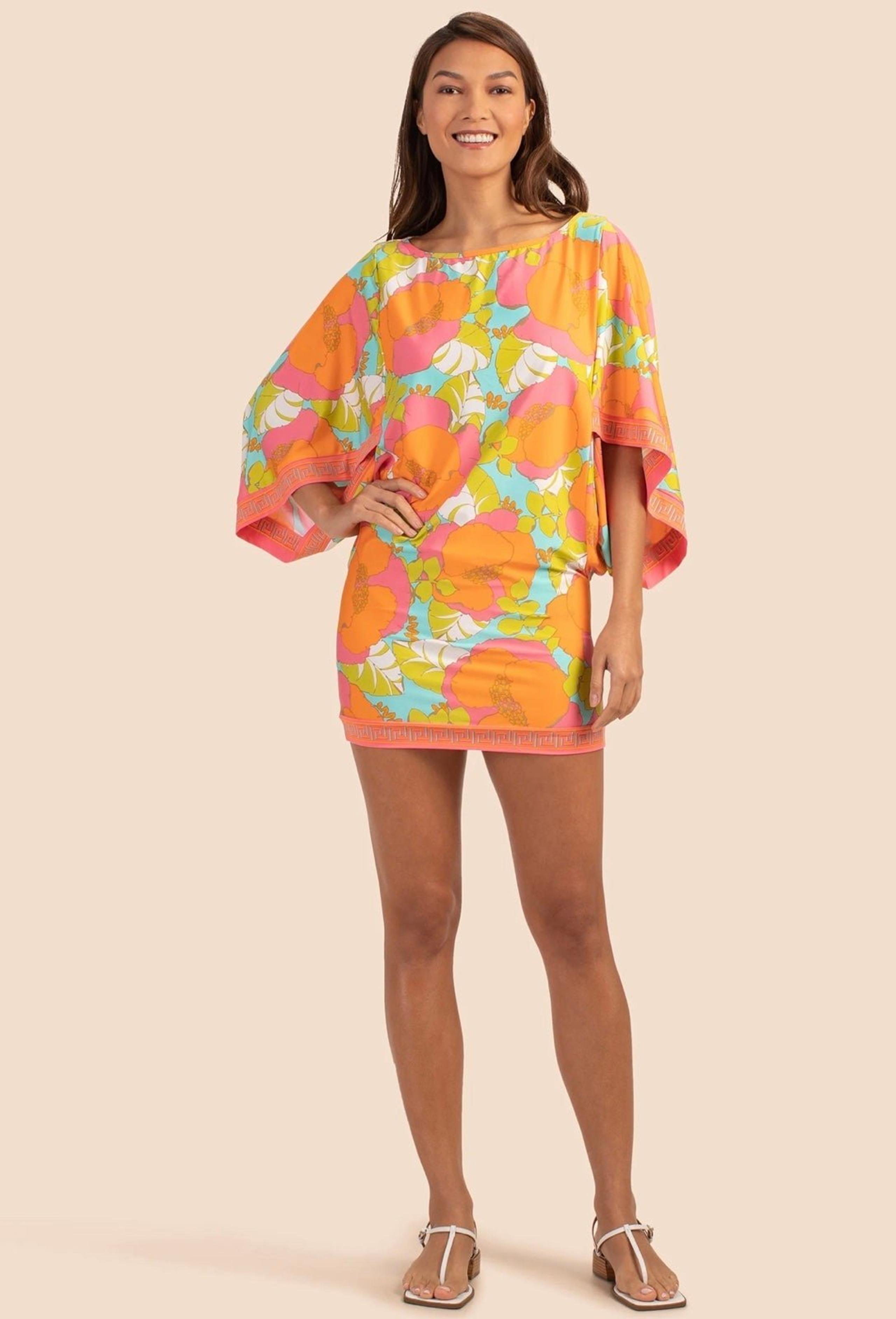 Trina Turk Playa De Flor Swim Tunic Dress Size Large NWT