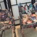 Custom tattoo art mini chair