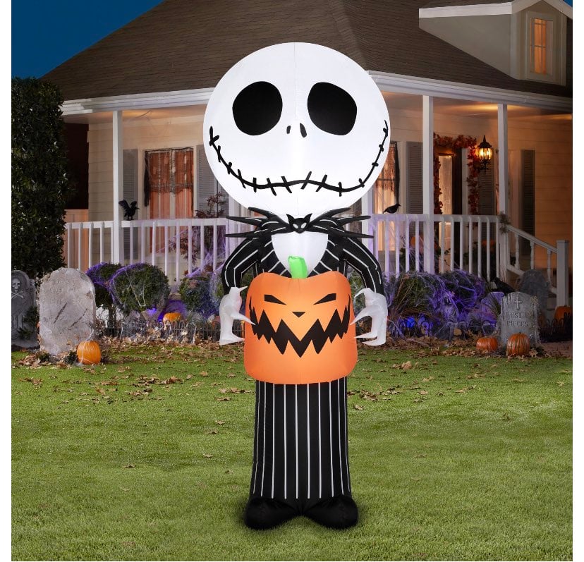 Nightmare Before Christmas Jack Skellington Airblown Inflatable 5 Ft