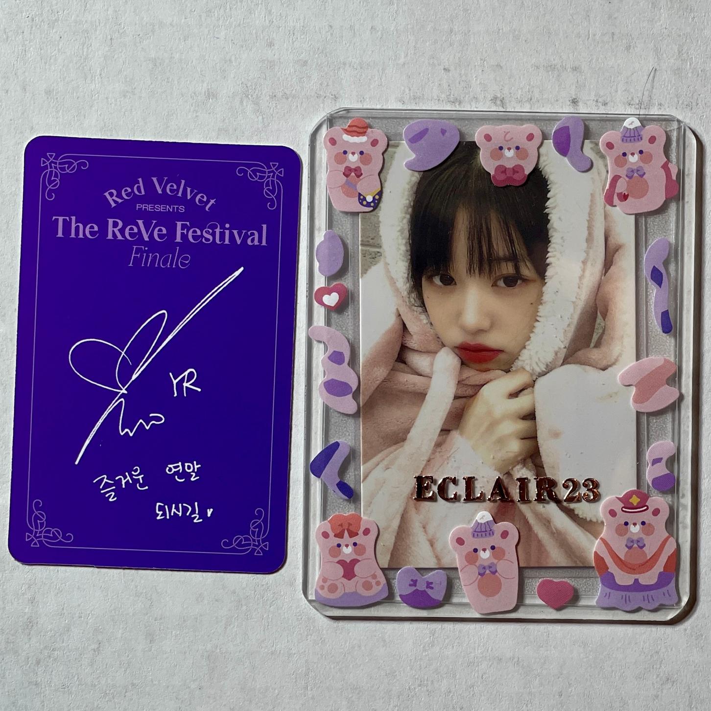 yeri finale photocard