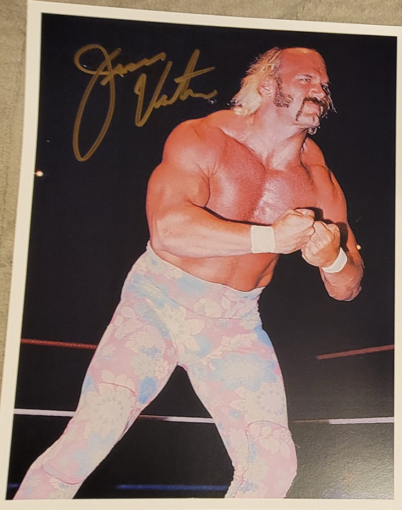 Jesse The Body Ventura Signed Autographed 8.5x11 Photo w/ COA WWF WWE WCW