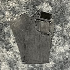 Rare Y2K Grey Asada Button-Fly Baggy Jeans Sz 32x32