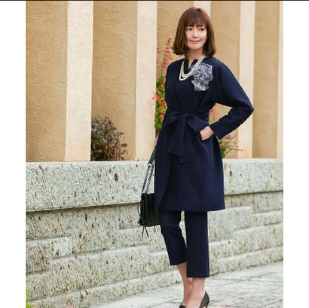 RUIRUE BOUTIQUE Coat Jacket Set-up Suit Navy M