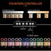 Mactrem 8 LED RGB Ring Light Kit for Li