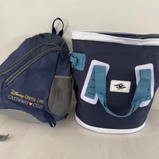 Disney cruise line cooler and bag