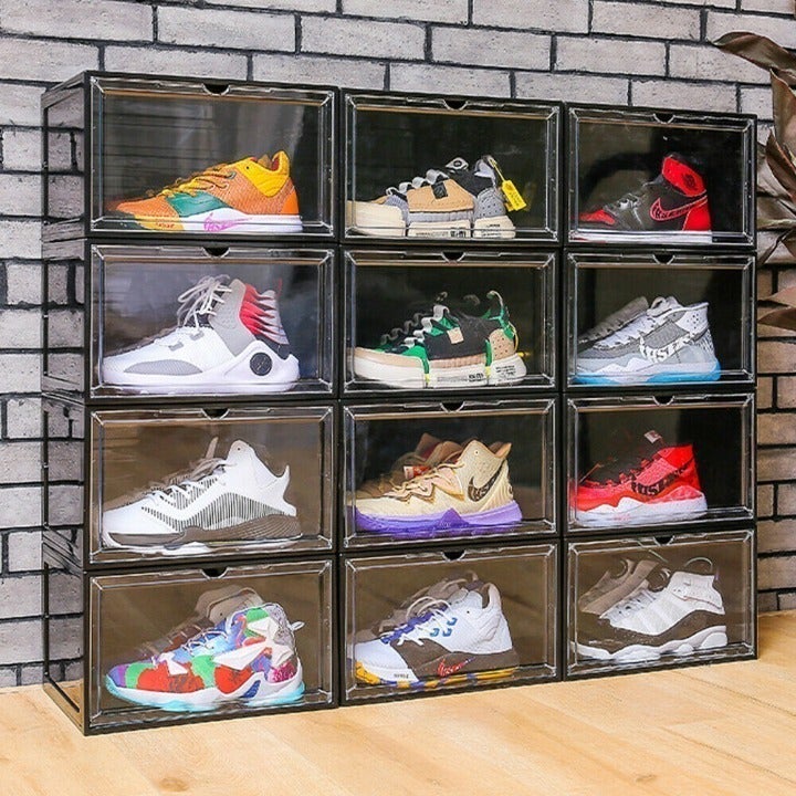 New Magnetic Shoe Storage Box Drop Side