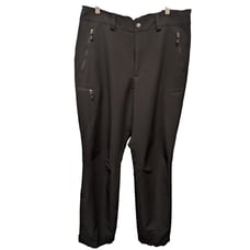 Patagonia Terravia Trail Pants Black Lightweight Ankle Zip Active Straight Leg