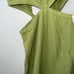 Zara Green Cut Out Maxi Dress Linen Blend Sleeveless New With Tags Women’s XS
