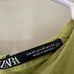 Zara Green Cut Out Maxi Dress Linen Blend Sleeveless New With Tags Women’s XS