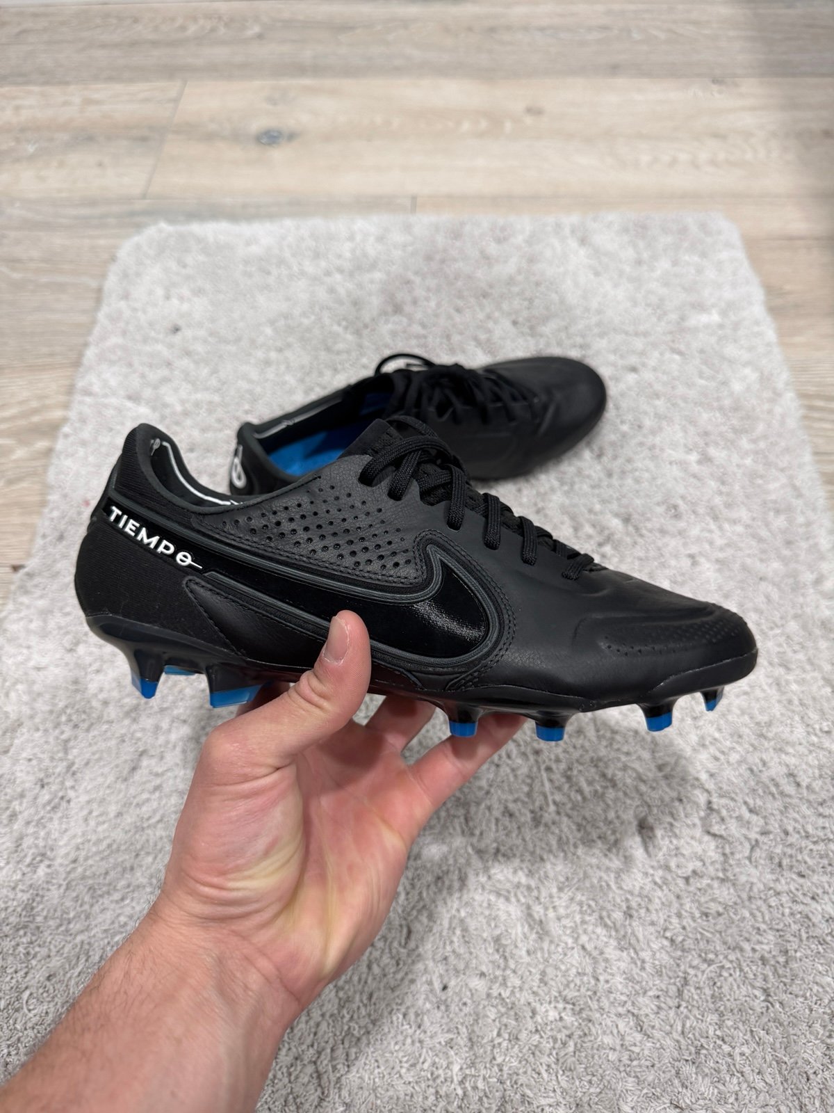 Size 6.5 Nike Tiempo Legend 9 Elite FG Dark Smoke CZ8482-001 Mens