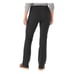Duluth Trading Co NoGA Naturale Bootcut Pants Black Stretch Knit Pull-On Sz S x