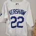 Majestic Authentic Flexbase Clayton Kershaw Dodgers Jersey, size Medium (40)