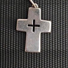 James Avery Retired Cross Cutout Crosslet charm
